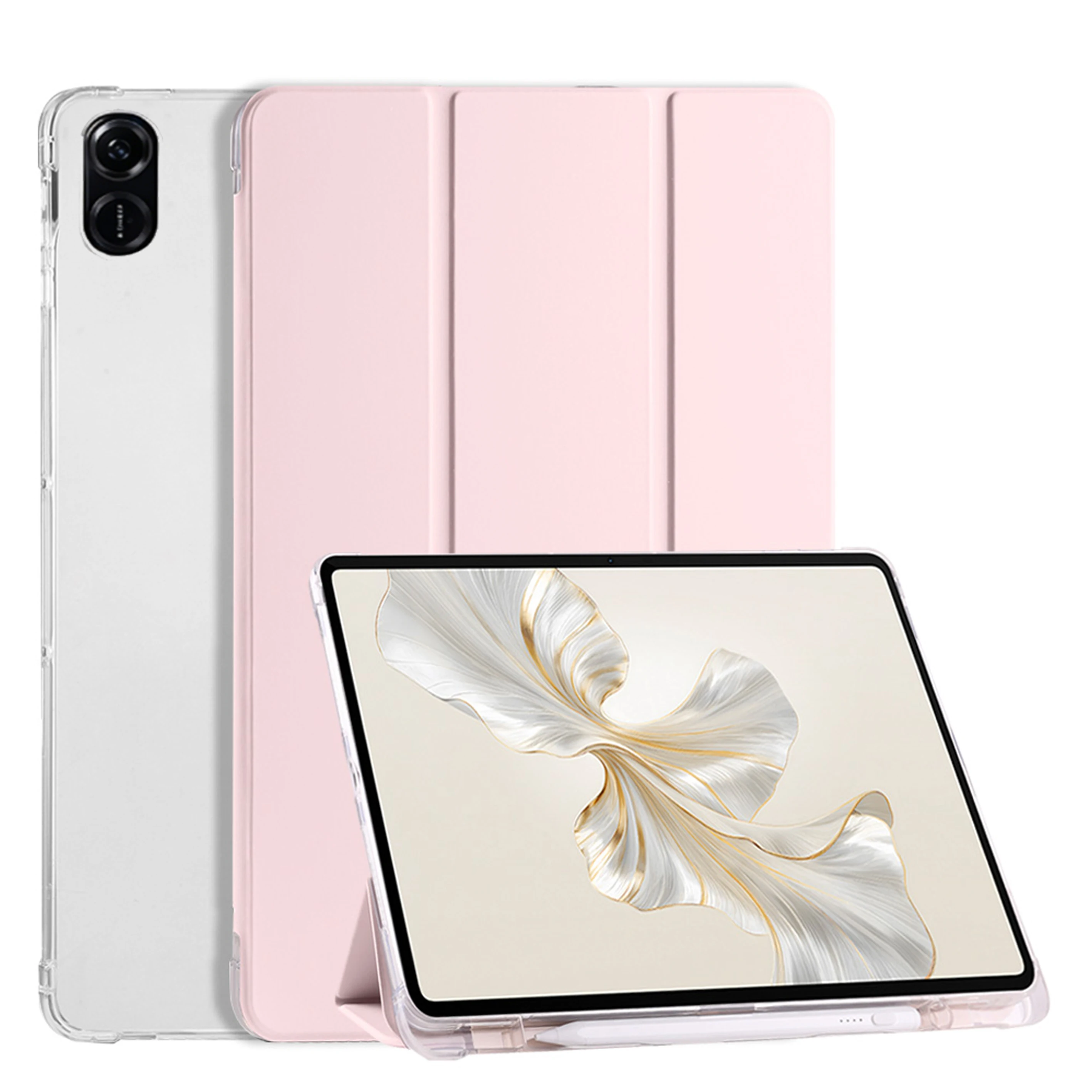 Transparente Acryl-Hülle für Honor X8A 2024 mit Stifthalter; Tablet-Hülle für X9 / X8 Pro 11,5 Zoll / X9A 11,5 Zoll / X9 Pro 11,5 Zoll