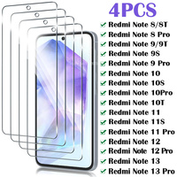 Anti-Burst Protective Glass for Redmi Note 13 12 11 Pro 10S 11S Screen Protector for Redmi Note 8 9 Pro 8T 9T 9S Fast Shipping