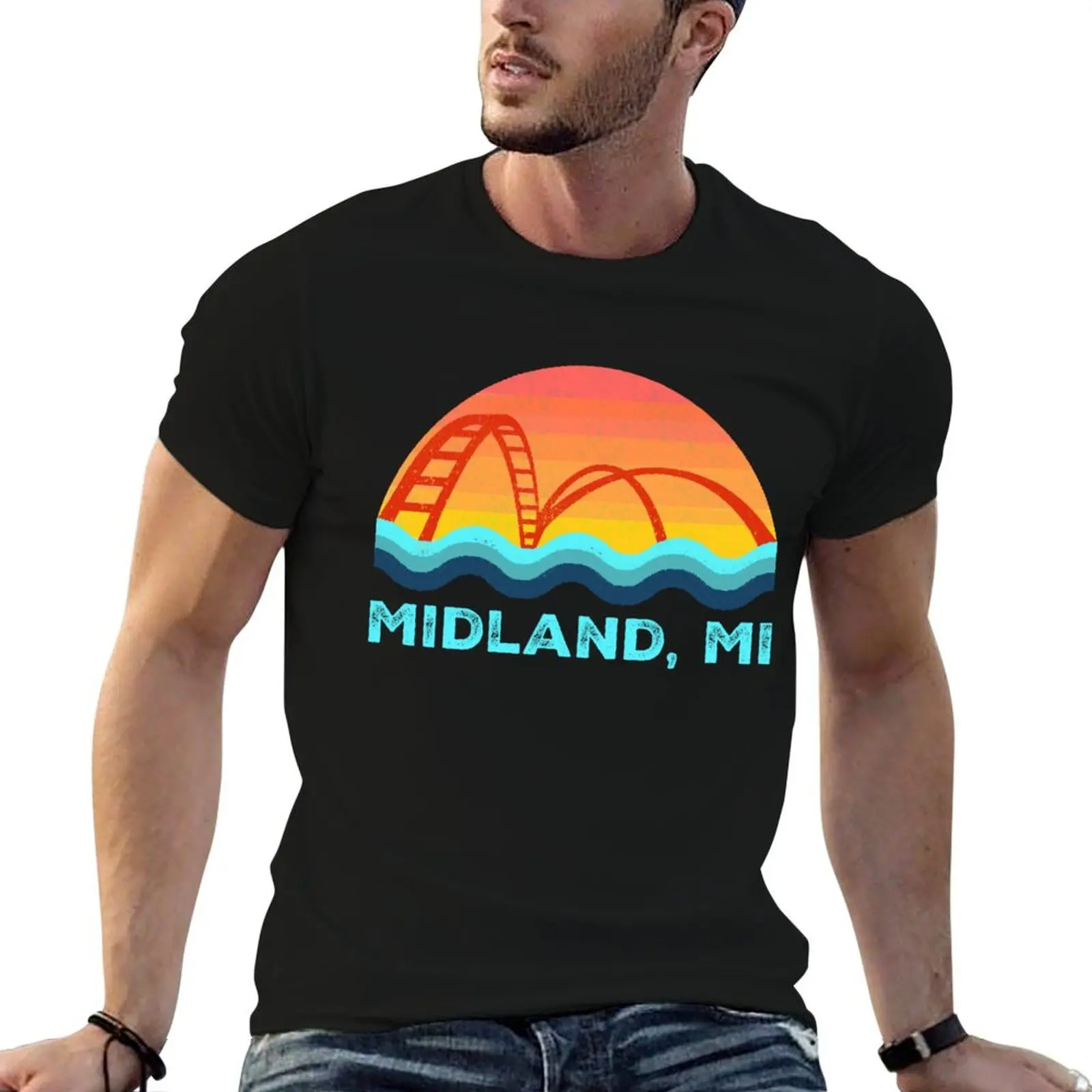 

Midland, MI T-Shirt cotton t shirts man 100% essential t shirt T-Shirt
