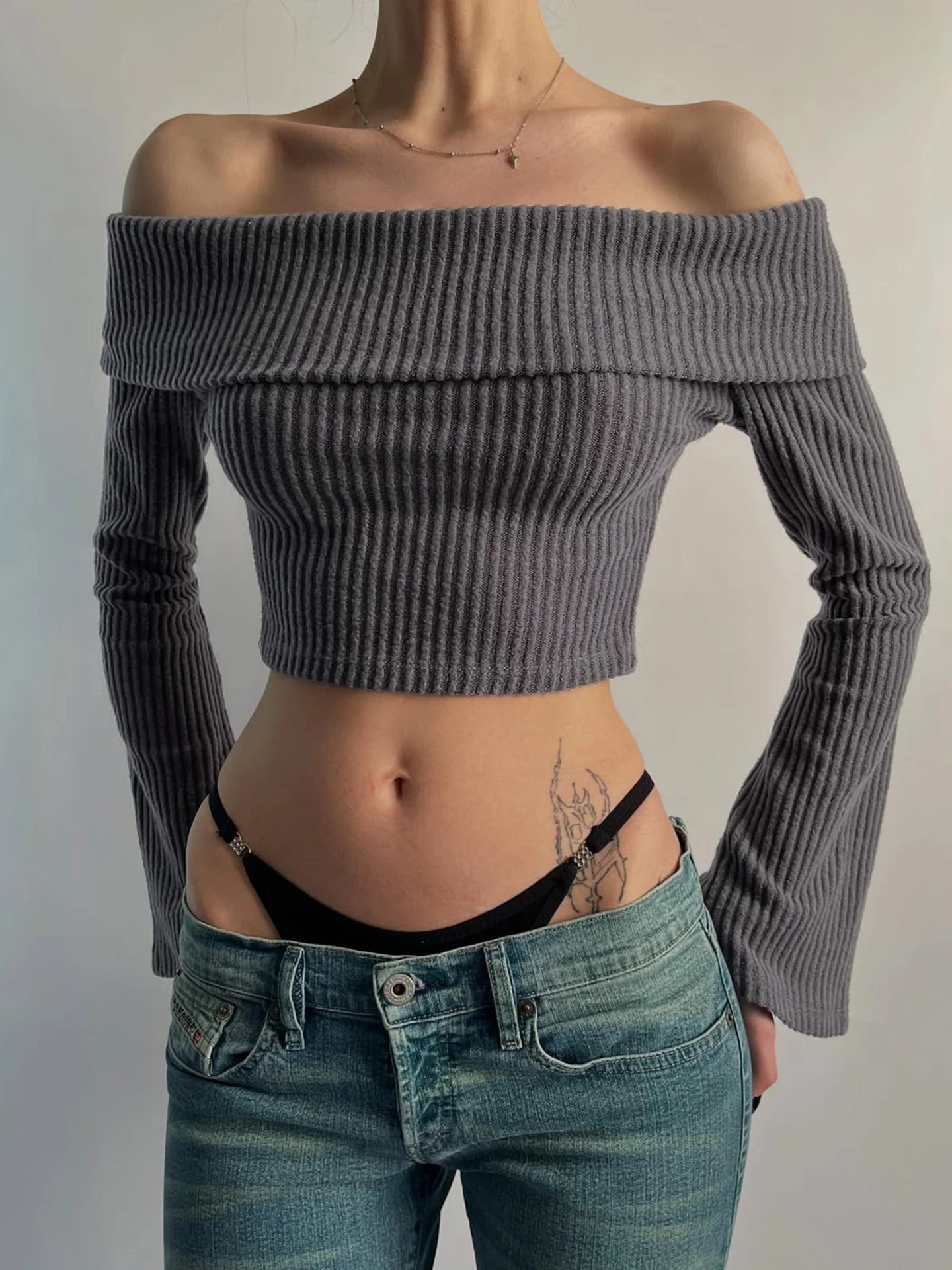 Thumbnail 3 - #60 Latest Cropped Knit Sweaters Offers