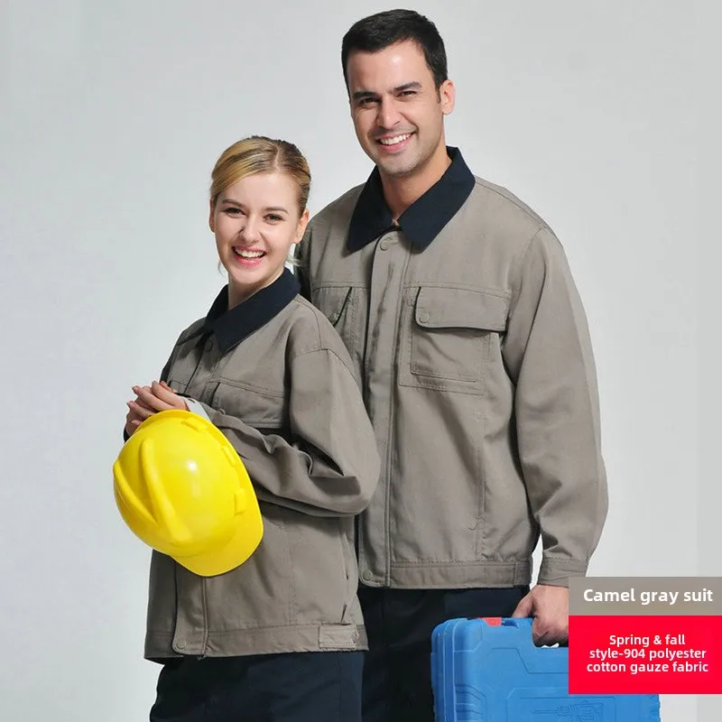 Men's work clothes with reflective strips, high-energy visible safety work clothes, auto repair, welder labor insurance suits