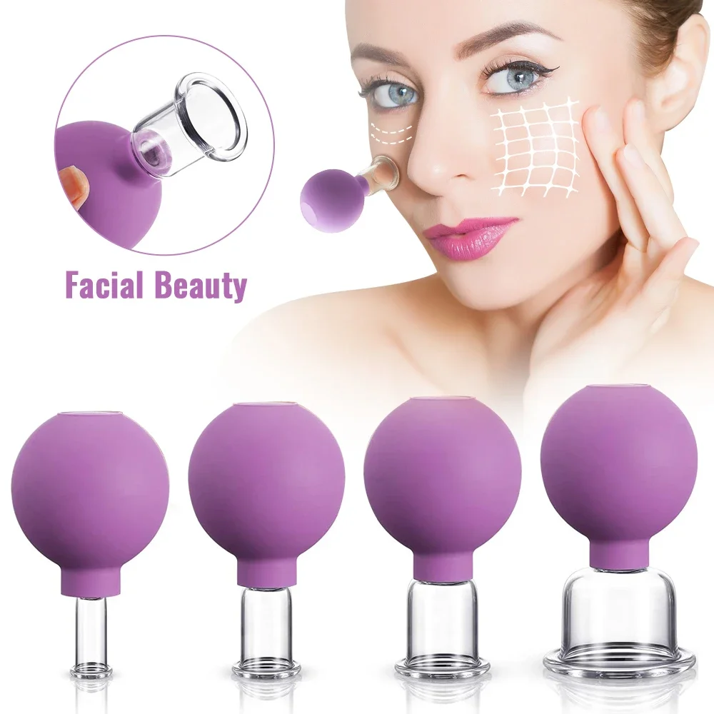 

Vacuum Cupping Glass Jar Cellulite Massager For Face Acupuncture Hijama Suction Cup Slimming Fat Burning Health Care Face Sucker