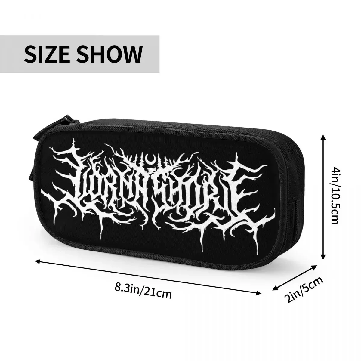 Lorna Shore Logo Pencil Cases Classic Pen Holder Bags Girls Boys Large Storage Students School Gift Pencil Box