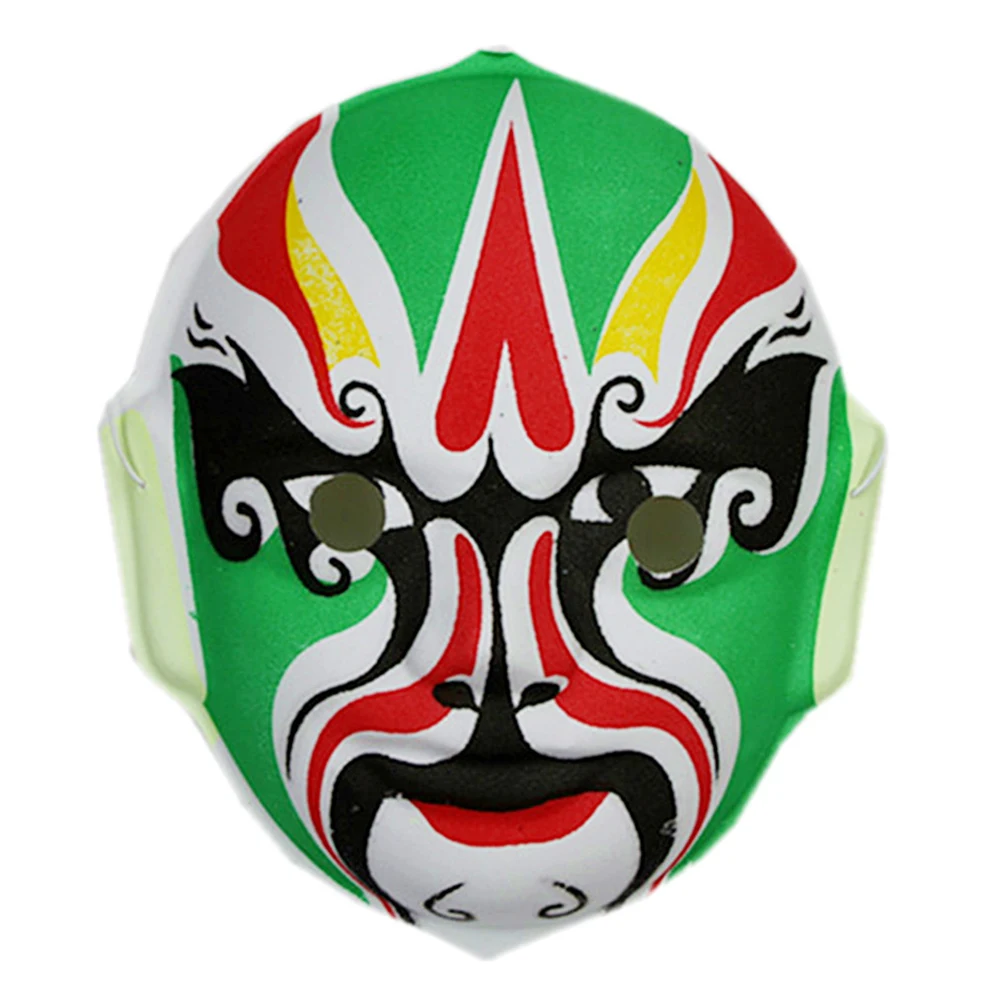 

3 Pcs Girls Peking Opera Mask The Cosplay Kids Craft Party Child Halloween