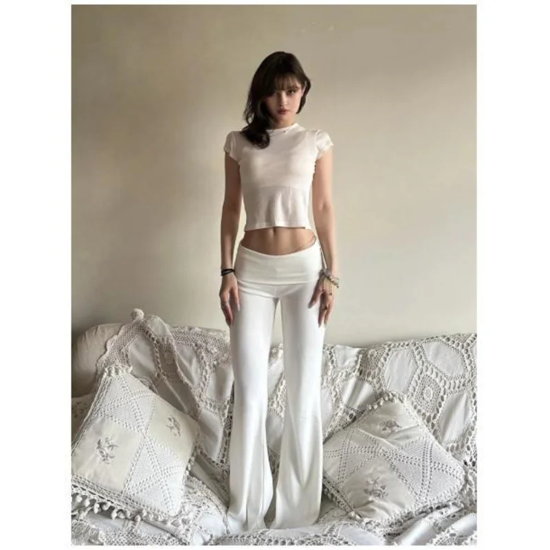 Casual Cloud Flip Side Damen Sporthose Niedrige Taille Slim Fit Dra Lange Länge Herbst Winter Personalisierte Sle Damen Tro...