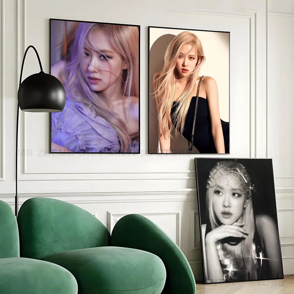 KPOP Roseanne Park B-BLACKPINK Poster Paper Print Home Living Room Bedroom Entrance Bar Cafe Art Painting Decoration