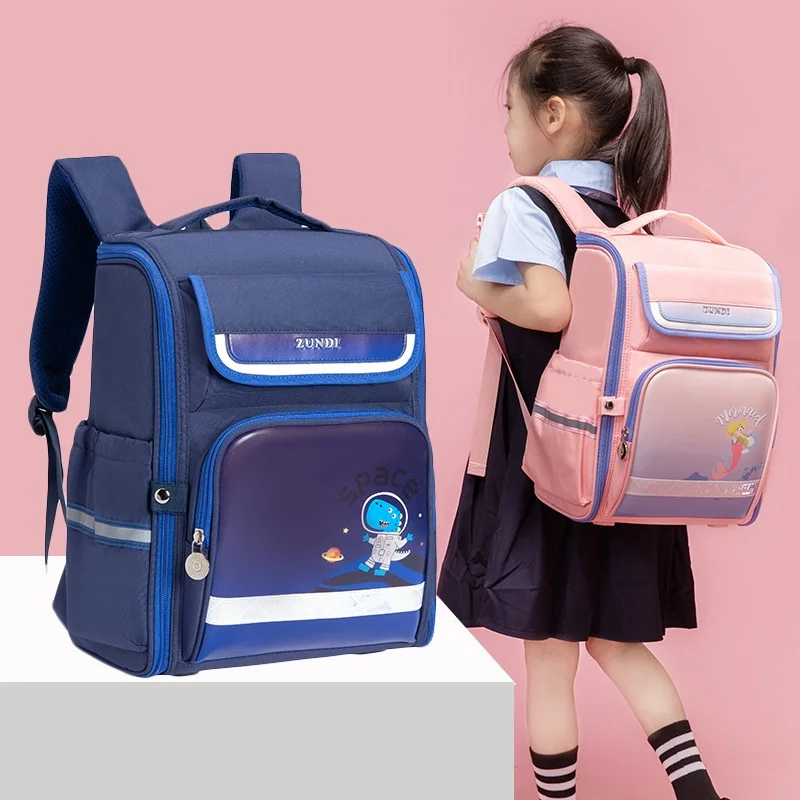 Mochilas de PVC con estampado de dinosaurio para niña y niño, mochilas de gran capacidad con dibujos animados, reflectantes, para la vuelta al colegio