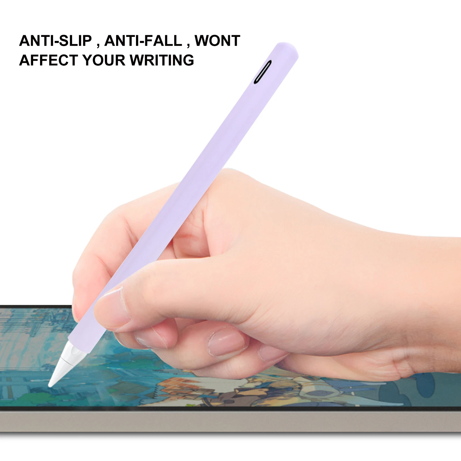 

Silicone Stylus Pen Cover Triangle Anti-Shock Case For Pencil 2 Compatible Stylus Pen Protector Sleeve Accessory Tablet Pc