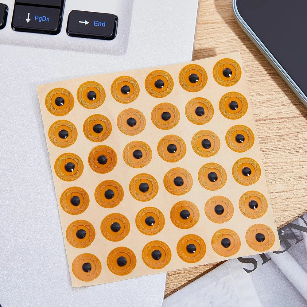 علامة NFC NTAG215 FPC ملصق أظافر ذكي مرن NFC علامة إلكترونية علامة مفتاح مقاوم للماء ملصق RFID قابل للبرمجة #6