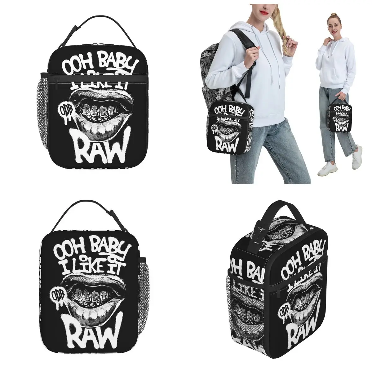 Insulated Lunch Bags Ol Dirty Bastard ODB Merch Lunch Food Box New Cooler Thermal Lunch Box For Work