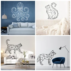 Wall Stickers Animal Lover Home Decoration Accessories Decor Living Room Bedroom Removable Wall Art Sticker Murals