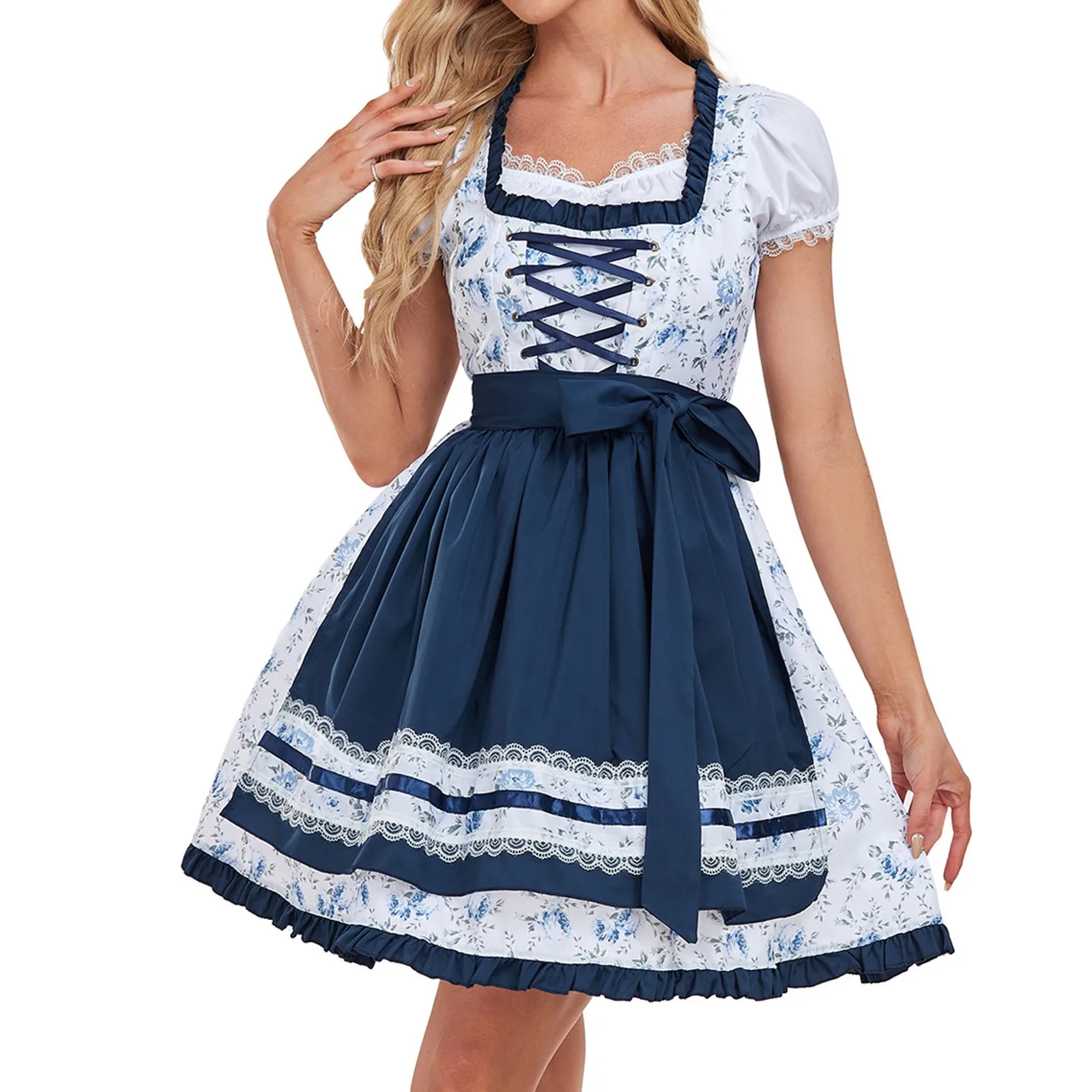 

Women'S Fashion Oktoberfest Stage Performance Costumes Vestidos De Verano Para Mujer Midi Dresses Women Clothing New In Dresses