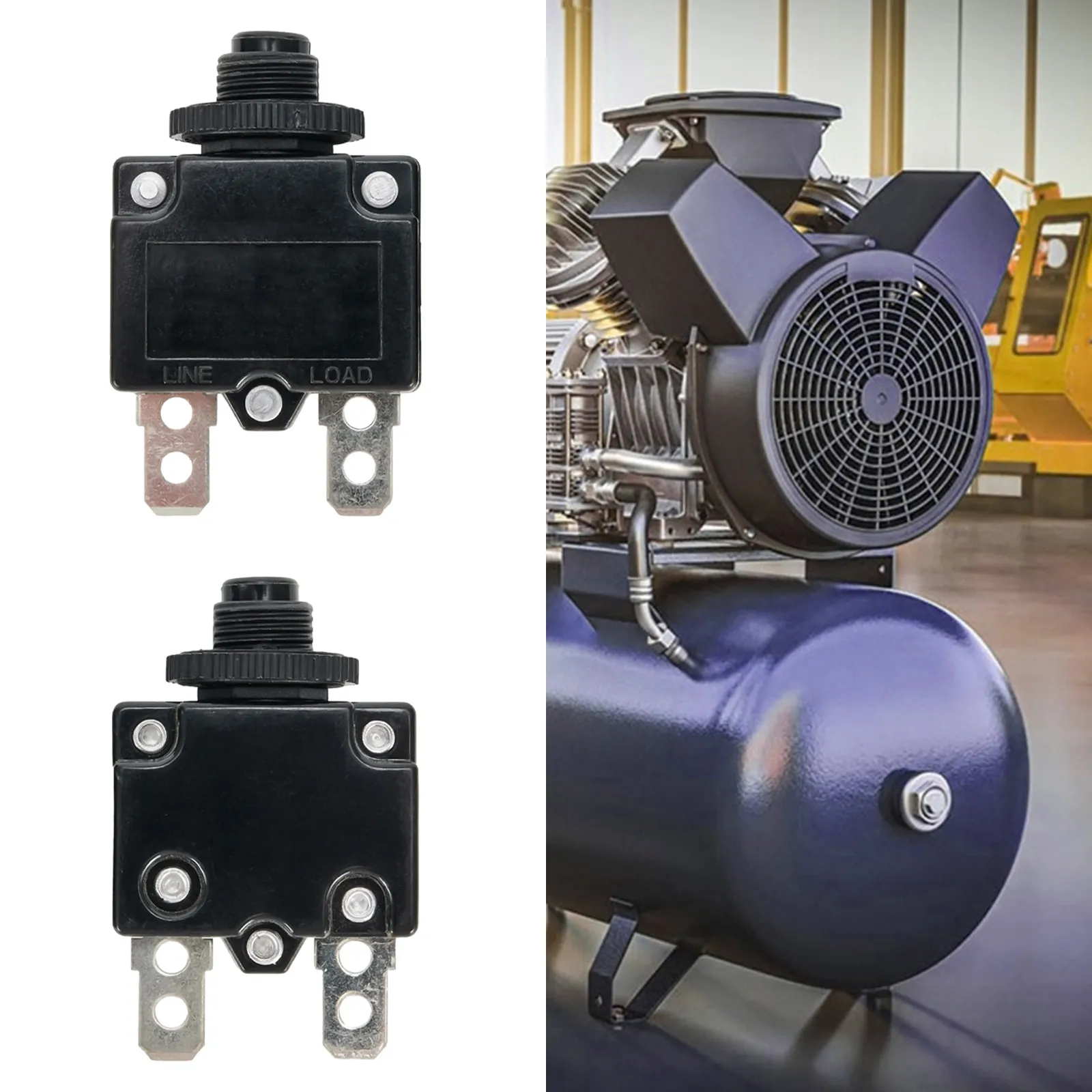 AC A Circuit Breaker เครื่องอัดอากาศ การป้องกันการโอเวอร์โหลดเพิ่มเติม เครื่องอัดอากาศ Circuit Breaker ตัวป้องกันการโอเวอร์โหลด