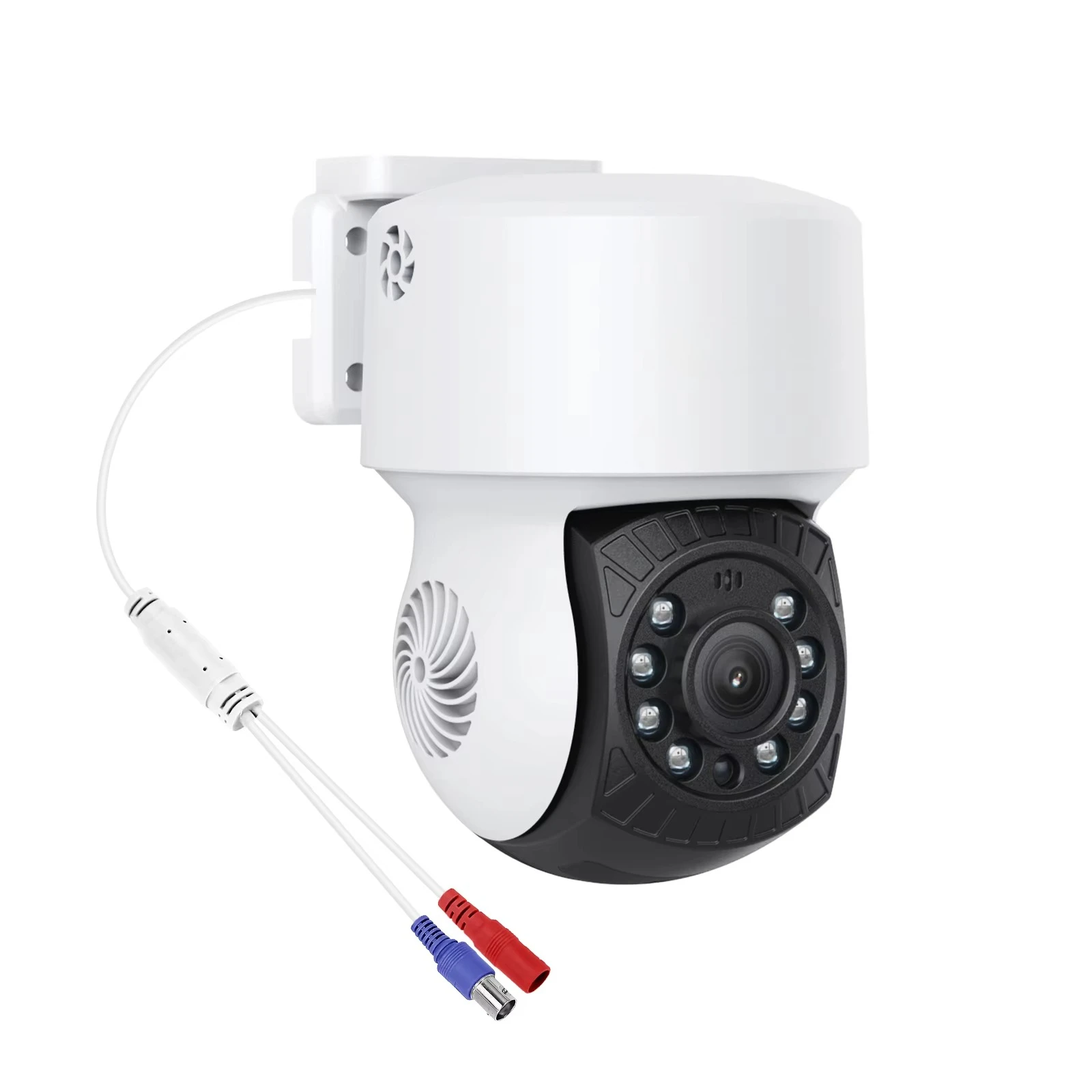 

1080P HD Infrared Waterproof Dome Camera AHD CCTV Home Surveillance Dome PT Wired Camera 360 Degree All- Around Security