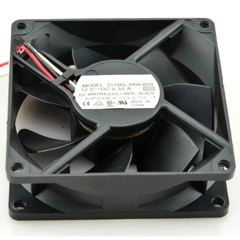 

3110KL-04W-B59 8025 12V 0.30a Platinum 3-Wire 8cm Chassis Fan 3110KL 04W B59