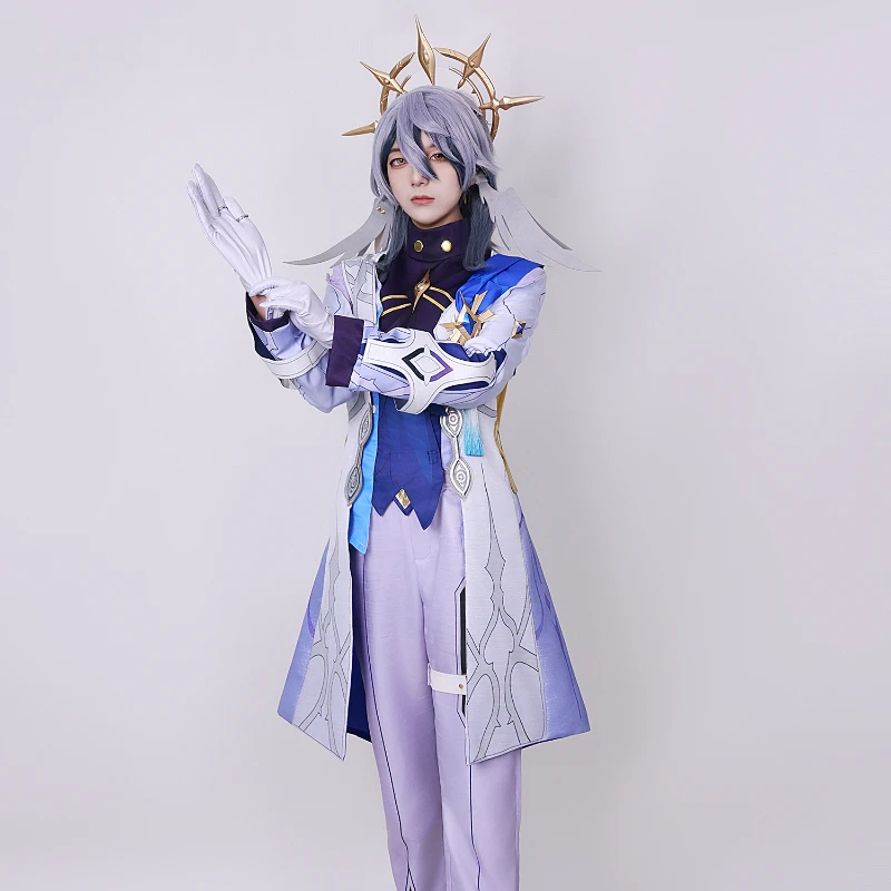 Sunday Cosplay Costume Game Honkai Star Rail Mr. Sunday Cosplay Costume Uniform outfit parrucca scarpe Prop Anime giochi di ruolo abiti