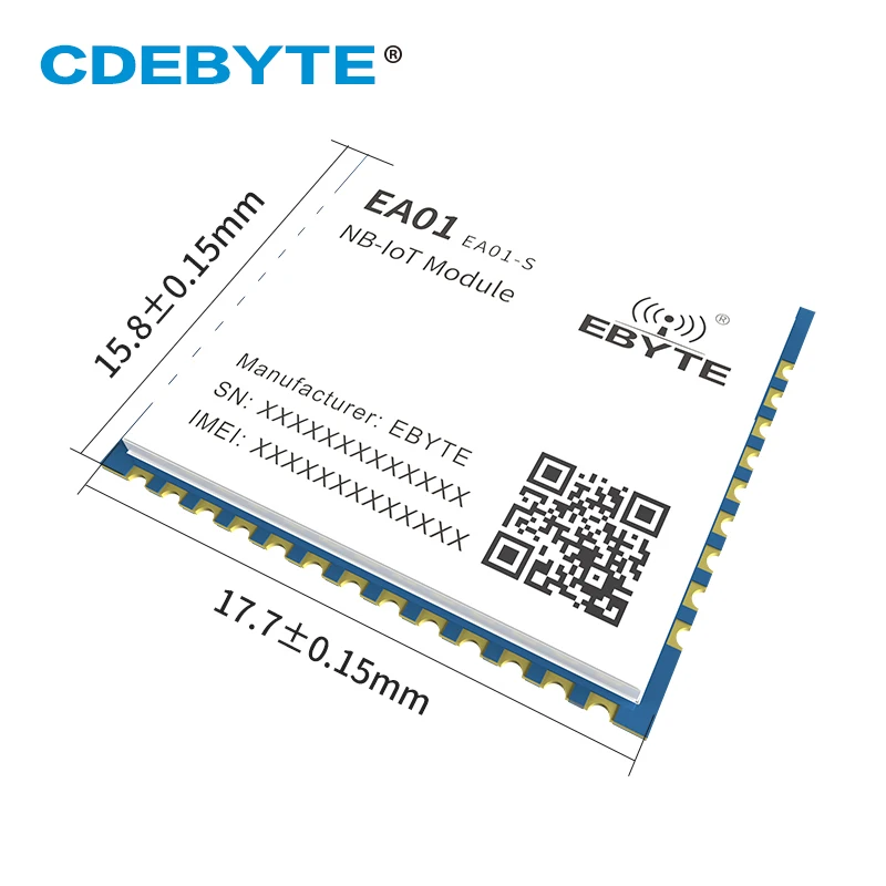 CDEBYTE EA01-S XY1100  B3 B5 B8 TCP UDP MQTT COAP LwM2M 3GPP FOTA USIM cloud platforms NB-IoT wireless communication module