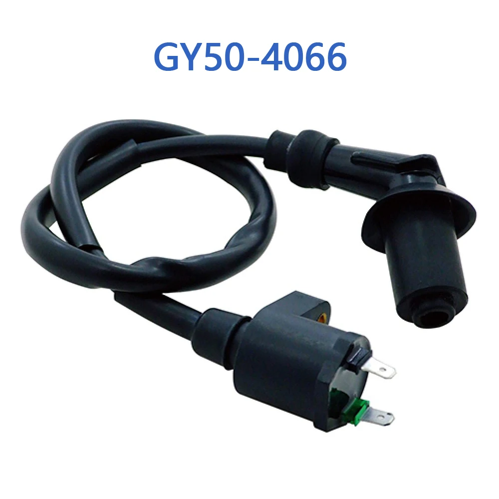 GY50-4066 GY6 50cc Ignition Coil + Spark Plug Cap For GY6 50cc 4 Stroke Chinese Scooter Moped 1P39QMB Engine