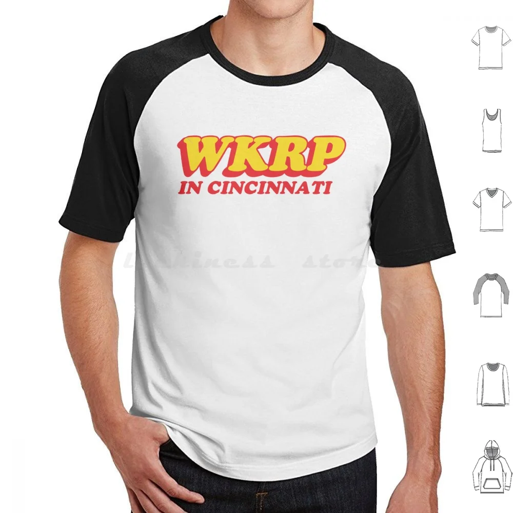 Wkrp In Cincinnati T Shirt Big Size 100% Cotton Wkrp In Cincinnati Wkrp Cincinnati Tv 70s Classic Less Les Radio Comedy Hippie