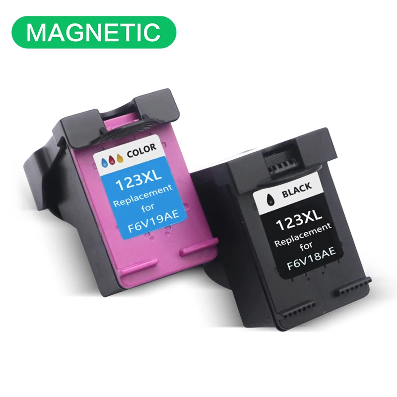 Magnetic Compatible Ink cartridge For HP 123 For HP123 Deskjet 2130 2132 3630 3632 1110 1111 1112 Printer 123