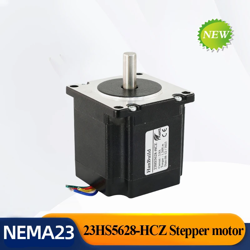 1.8 Degree 23HS5628-HCZ 4 Leads Nema 17 Stepper Motor 2 Phase 23HS5628-HCZ 1.7A Torque 0.7N.m For CNC Laser 3D Printer 12V