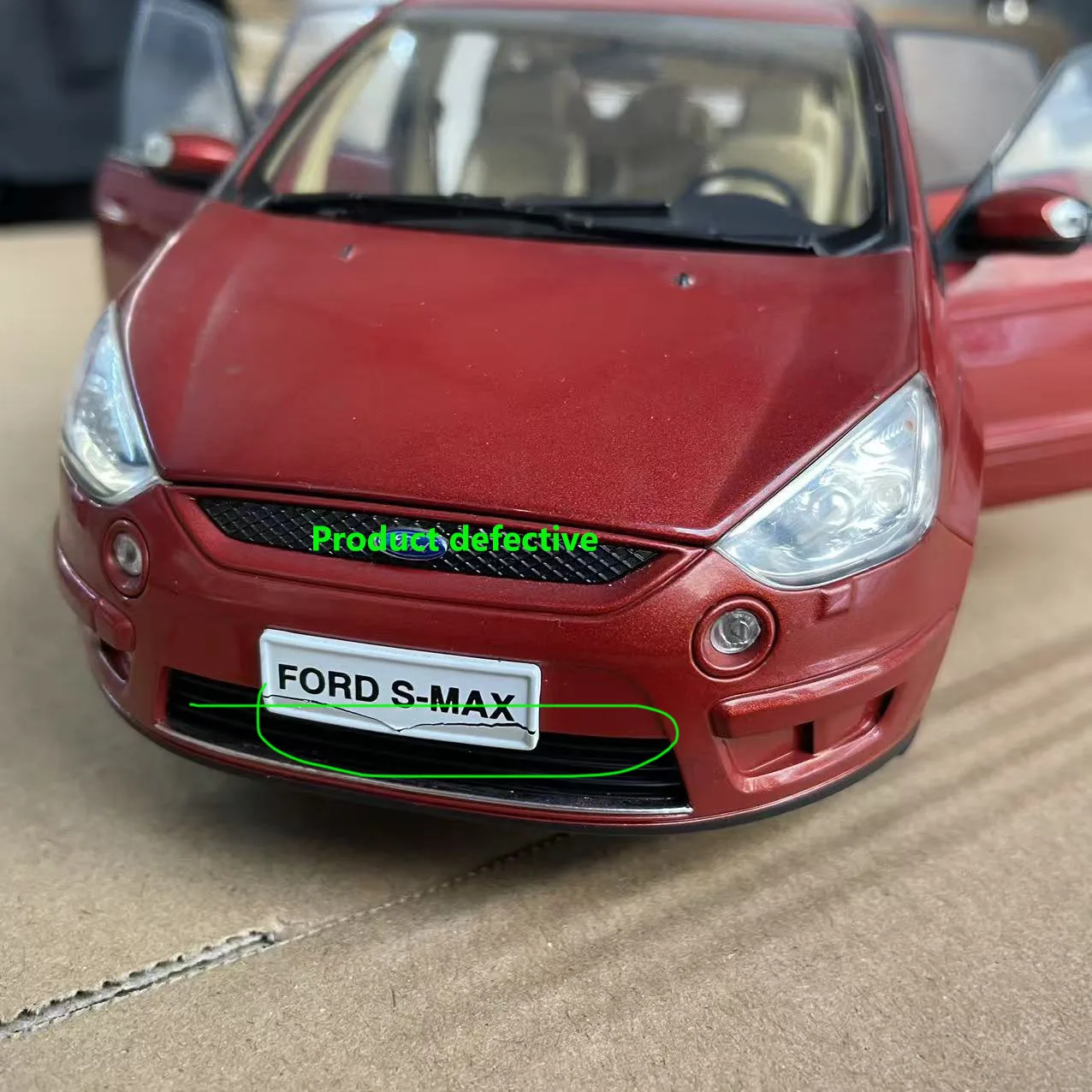 1:18 Scale Ford S-MAX Alloy Commercial Vehicle Model Simulated