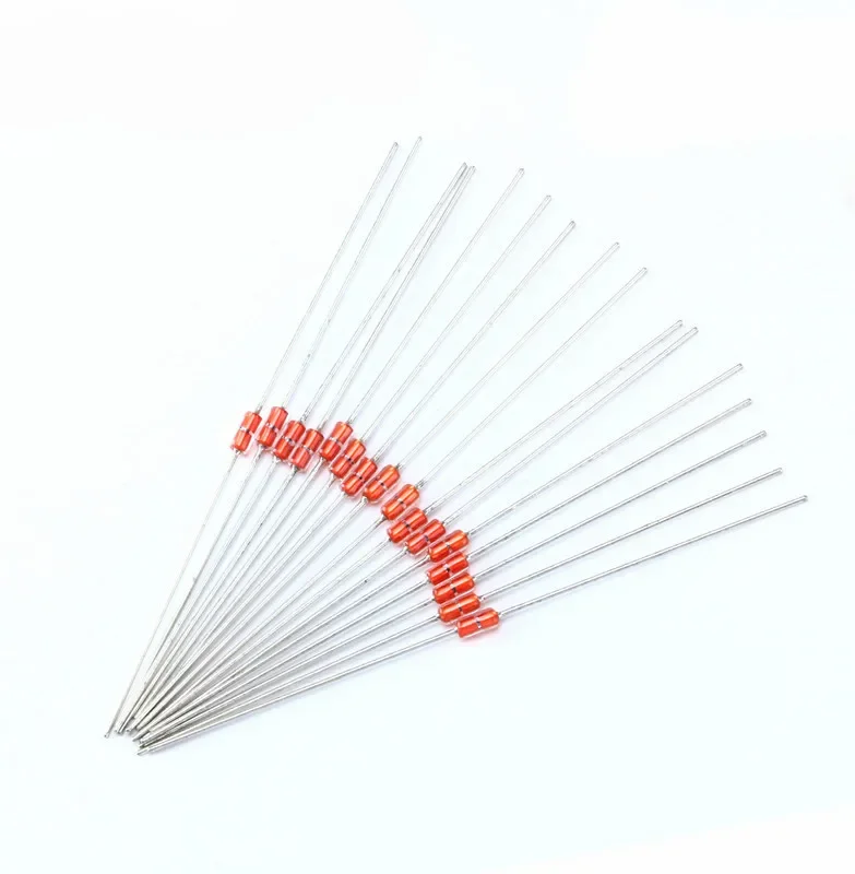 500Pcs glass sealed diode type NTC thermistor MF58 1K 5% 2K 3K 3470 5K 10K 15K 20K 30K 50K 100k 5% 3950 Stock Wholesale