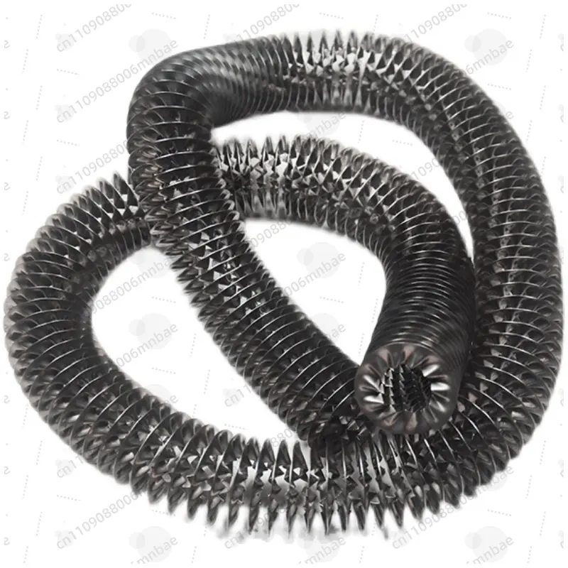 Fin Height 6mm Spiral Stainless Steel Heat Sink Empty Fin Heat Conducting Tube Fin Steam Air Heat Sink Radiator Length One Meter
