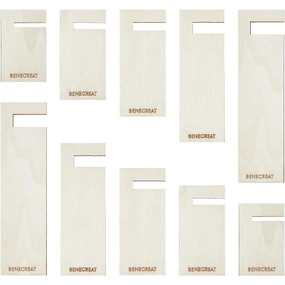 

10 шт. деревянный инструмент для изготовления кисточек, прямоугольный инструмент для вязания, решетчатый инструмент для изготовления кисточек, инструмент для рукоделия для вязания из 2 шт./размер, набор для изготовления