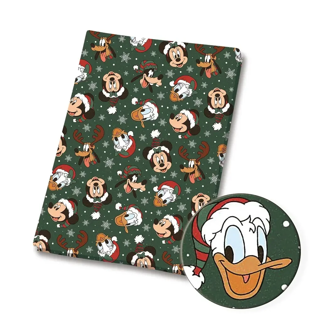 عيد الميلاد ديزني الكرتون نسيج القطن ، خليط الأنسجة ، المنسوجات المنزلية ، الخياطة دمية اللباس ، الستار ، البوليستر ، 140x50cm