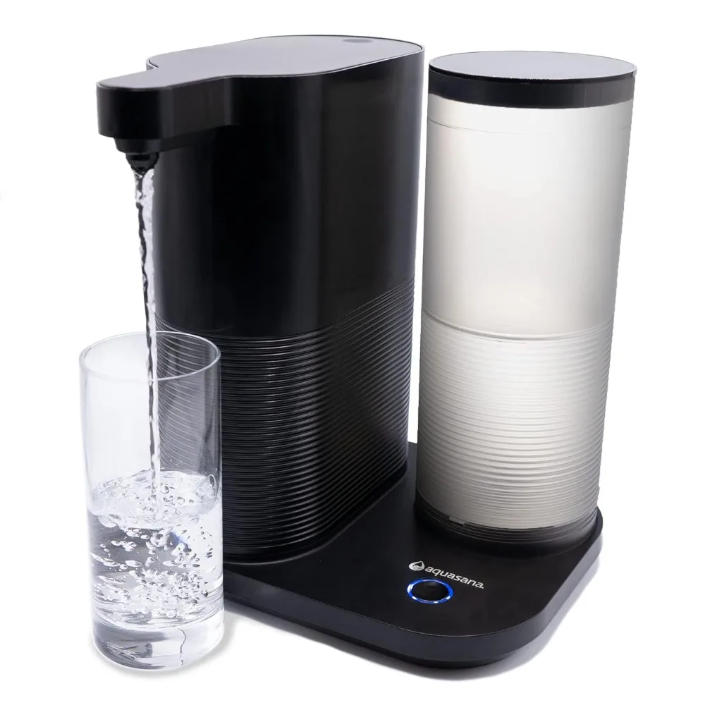 

Aquasana Countertop Water Filter System for Drinking - Clean Machine - Removes 97% of Chlorine from Tap