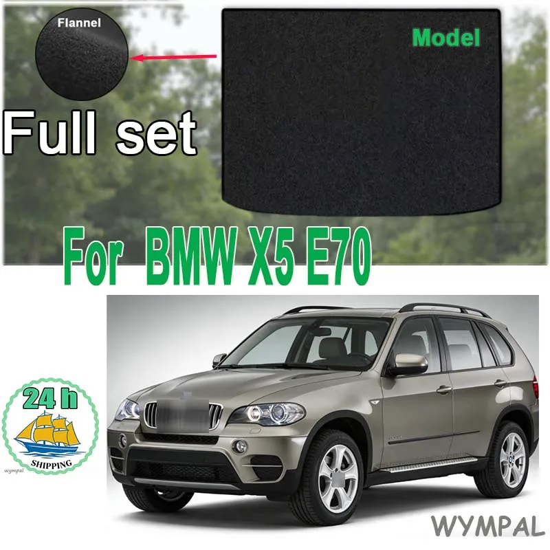 

Велюровые коврики для багажника BMW X5 E70 2006-2013, вкладыш в багажник, поддон, аксессуары