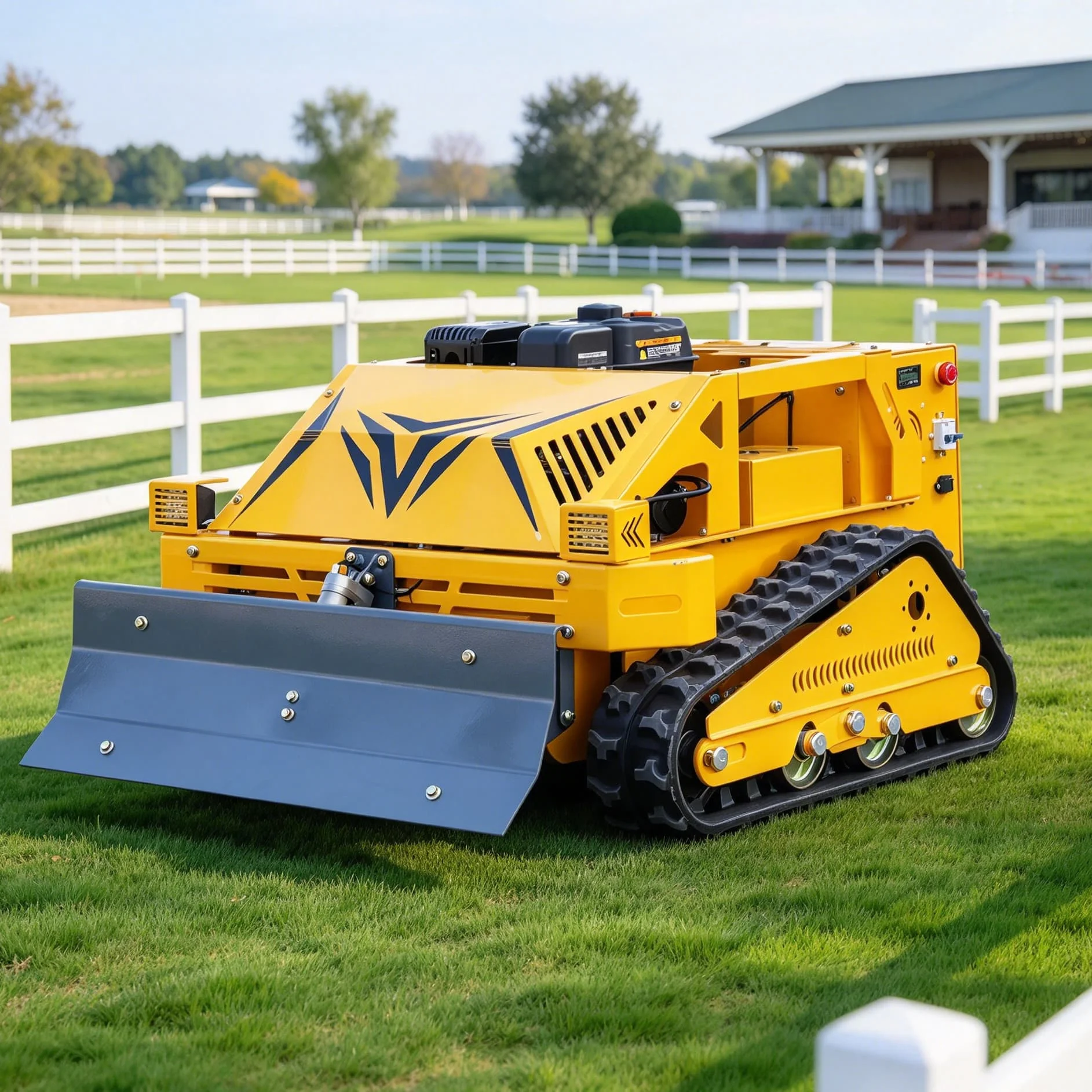 Customized rc lawn mower optional cutting width, optional color selection, fits family courtyard and private villa lawn