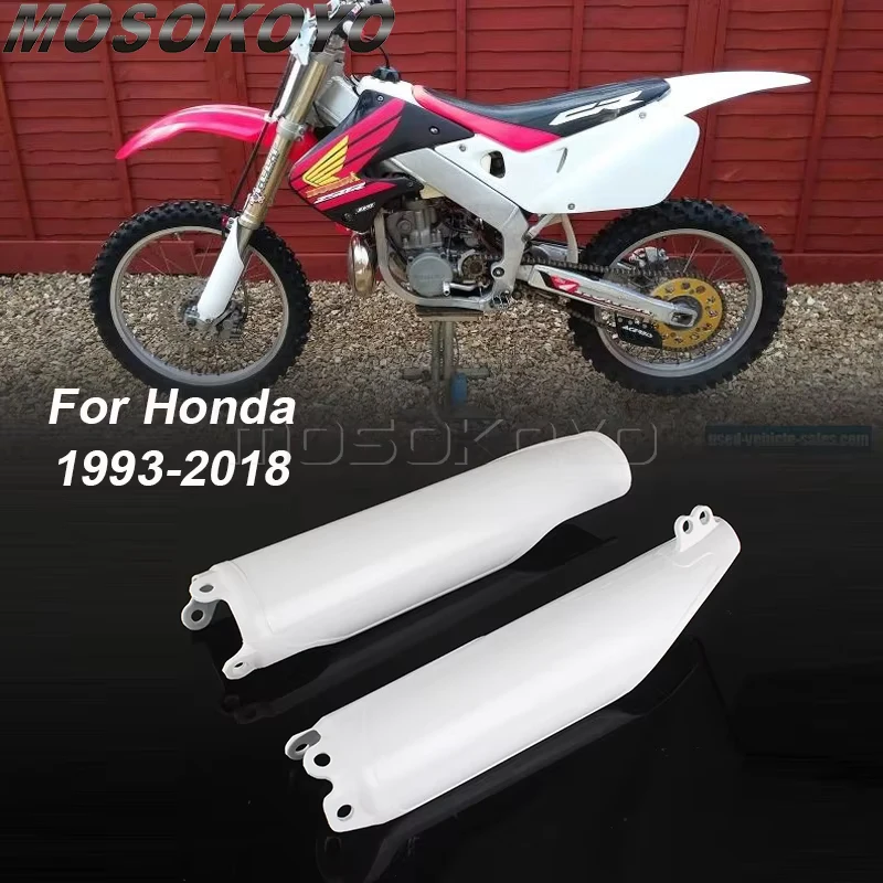 Plastic Front Fork Guard Supermoto Enduro Fork Tube Cover Frame For Honda CRF CR 125 250R 250 450 X RX CRF250 CRF450 CR125 CR250