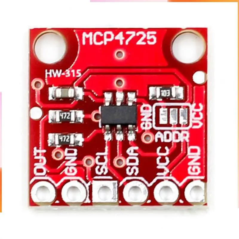 A92Z MCP4725 I2C DAC Digital Converter โมดูลดิจิตอลเป็น Analong EEPROM Development Board สําหรับ Arduino ทนทานใช้งานง่าย