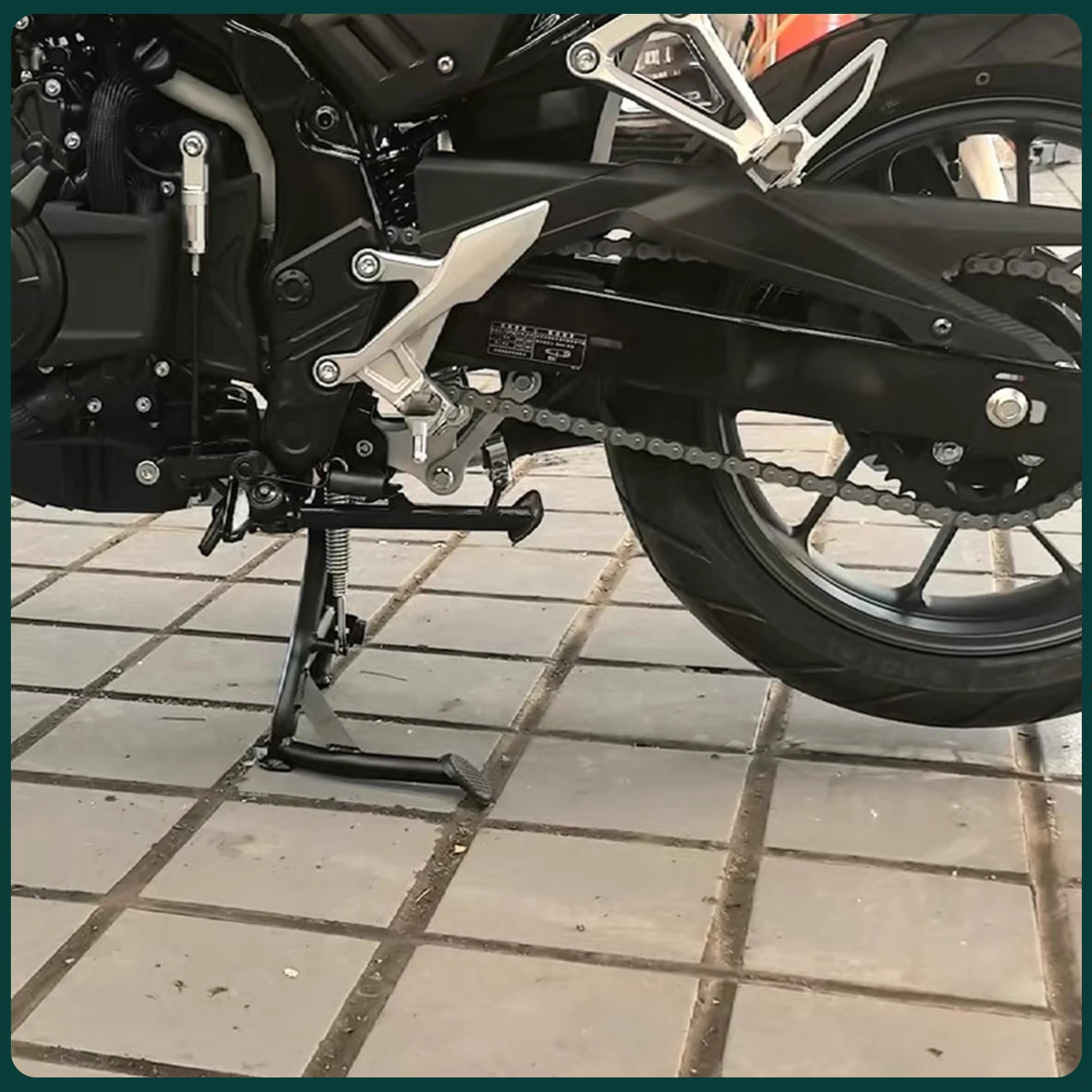 For HONDA CB500X NX500 2021-2025 Motorcycle Part Middle Kickstand Center Parking Stand Firm Holder Support Crutch Holder Bracket