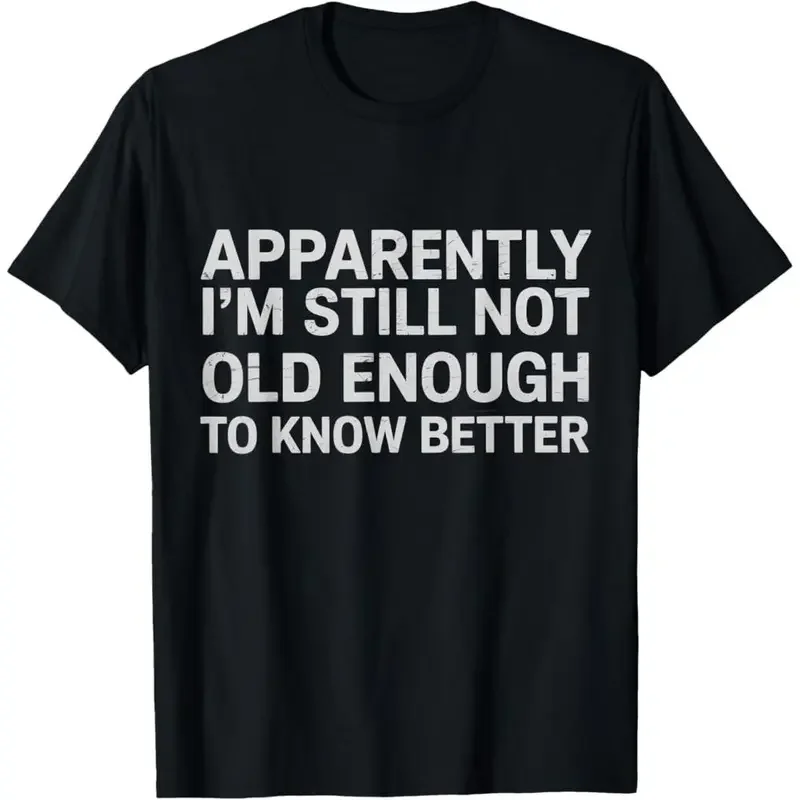 Unisex Classic Graphic T-Shirt - 100% Hug-Soft Premium Cotton Short-Sleeve Sports Top, Funny Quote Bold Humor Tee with Vibrant 
