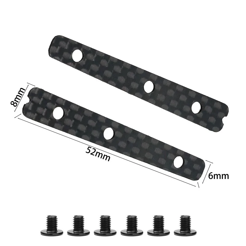 

Усиливающая пластина шасси из углеродного волокна WOWFU-RC для радиоуправляемых моделей Kyosho MP11 IF729, запчасти для тюнинга