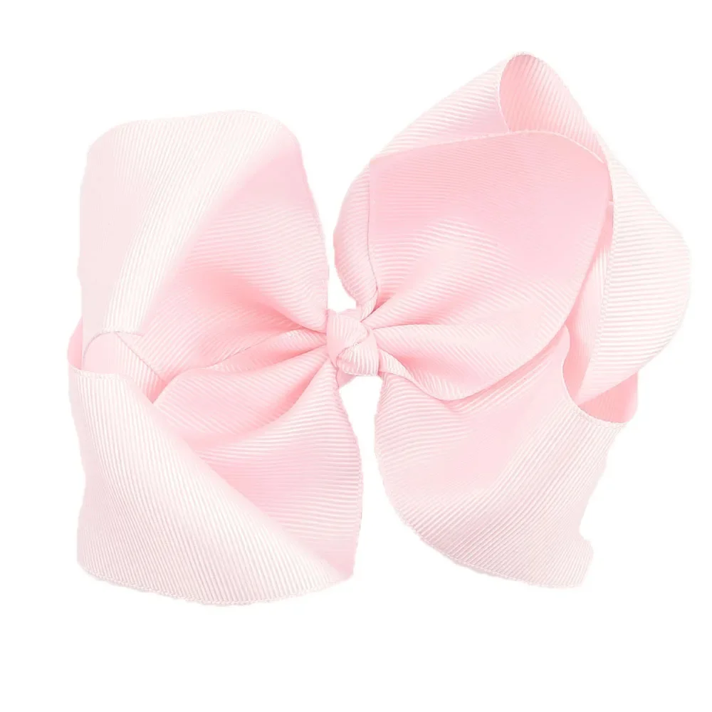 10pcs/lot 6 Inch Big Ribbon Bow Hairpin Baby Girls Bow Clips Kid Hair Clip Boutique Hair Accessories Outdoor Party Headwear