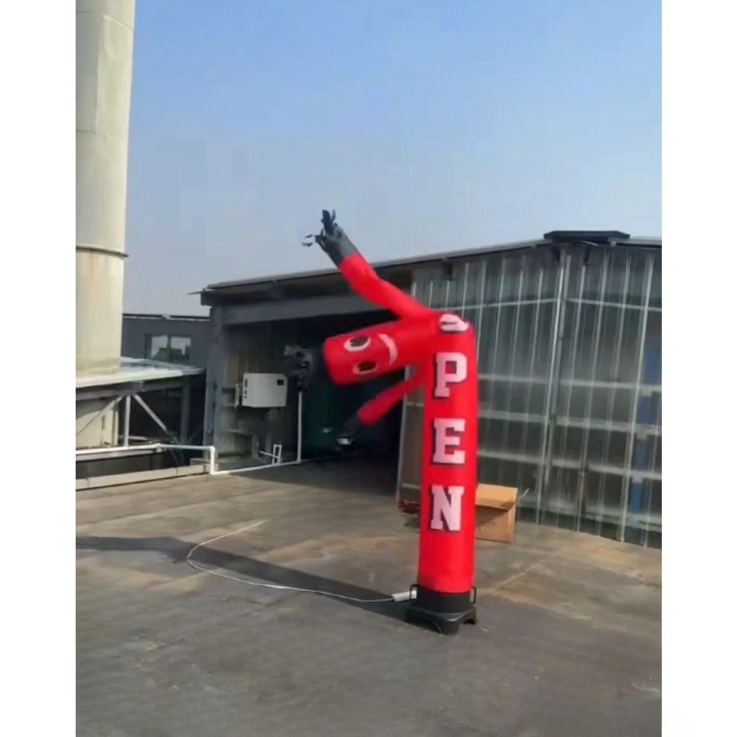 10-20ft Sky Air Puppet Dancer Inflatable Dancer Waving Tube for Men Puppet Dancer Suitable for Store Signs (Blower Not Included)