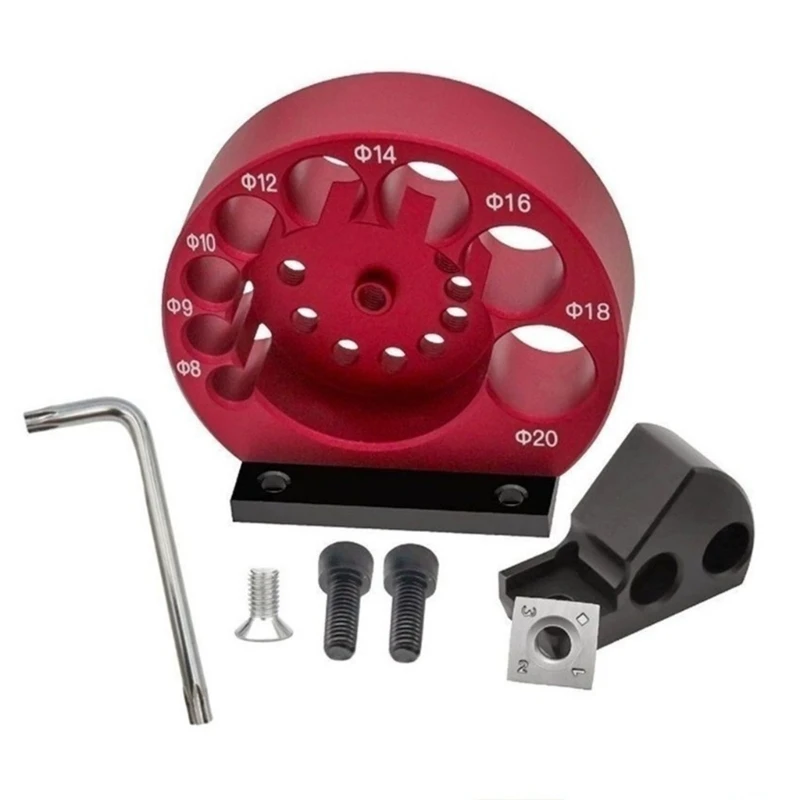 q22b-木材およびプラスチック用の多用途の高力アルミニウム合金-8-穴サークル-カッター