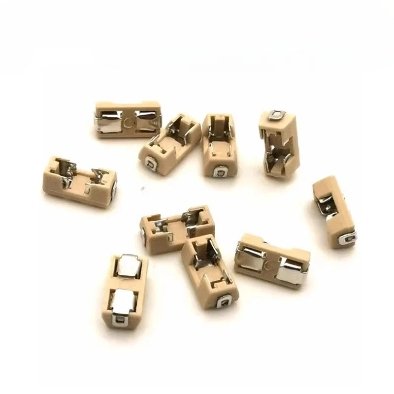 10PCS 1808 0451 SMD fuse holder Socket fuse box base transposon 6.1x2.69mm temperature Plastic Shell portafusibili