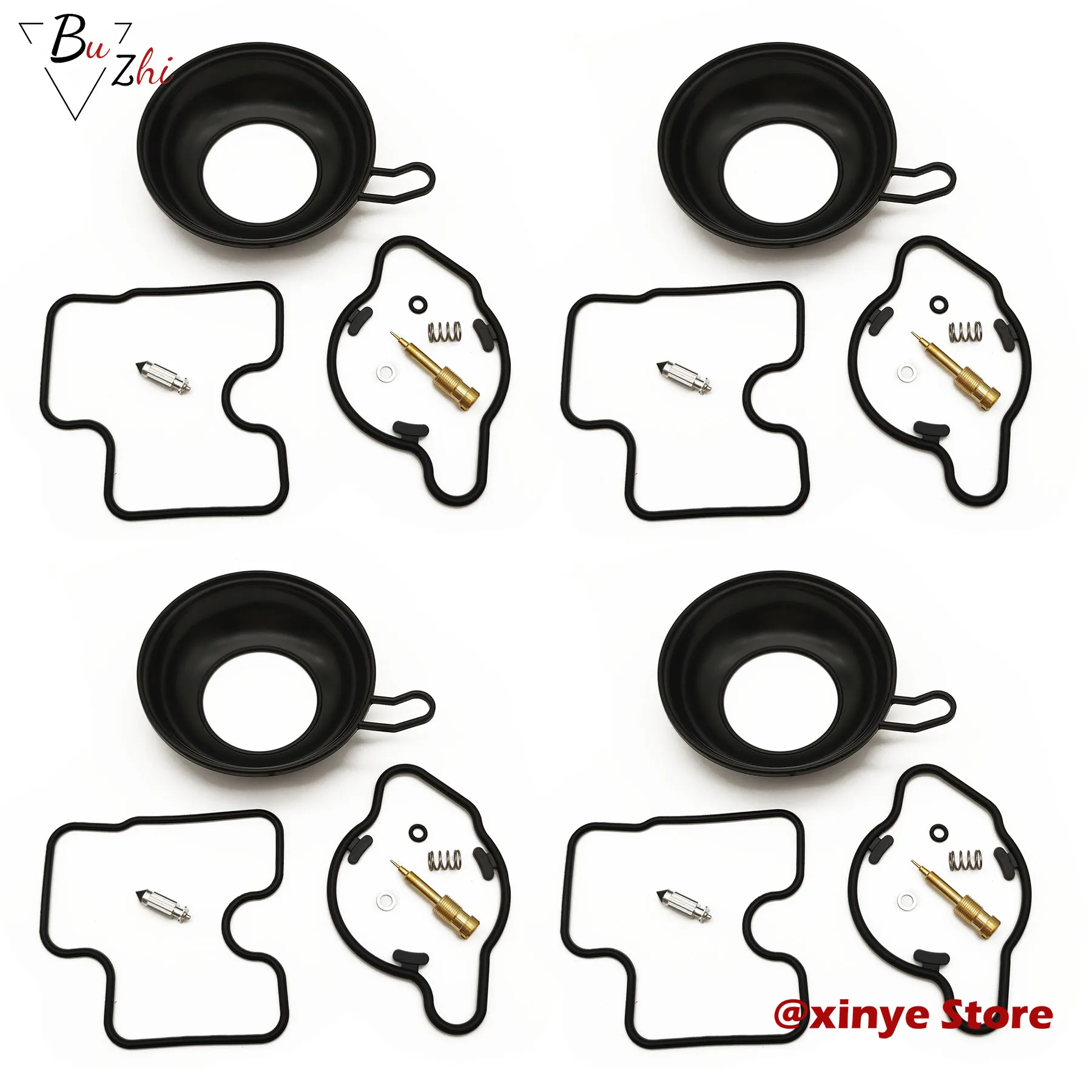 for  honda CB600F 1998-2006 CB 600 Motorcycle Carburetor Repair Kit Plunger Vacuum Membrane