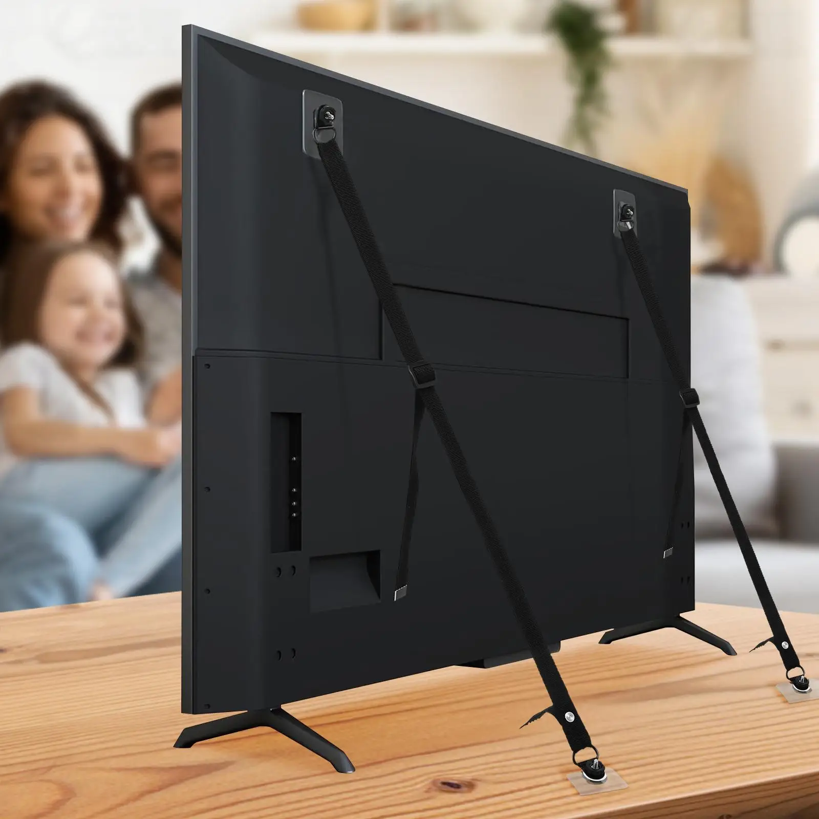 1 ชุดเข็มขัดนิรภัยแบบปรับได้ Anti เคล็ดลับสายรัดเฟอร์นิเจอร์ Anchor Wall Baby PROOF Secure Stand ตู้เสื้อผ้าตู้ล็อคอุปกรณ์เสริม