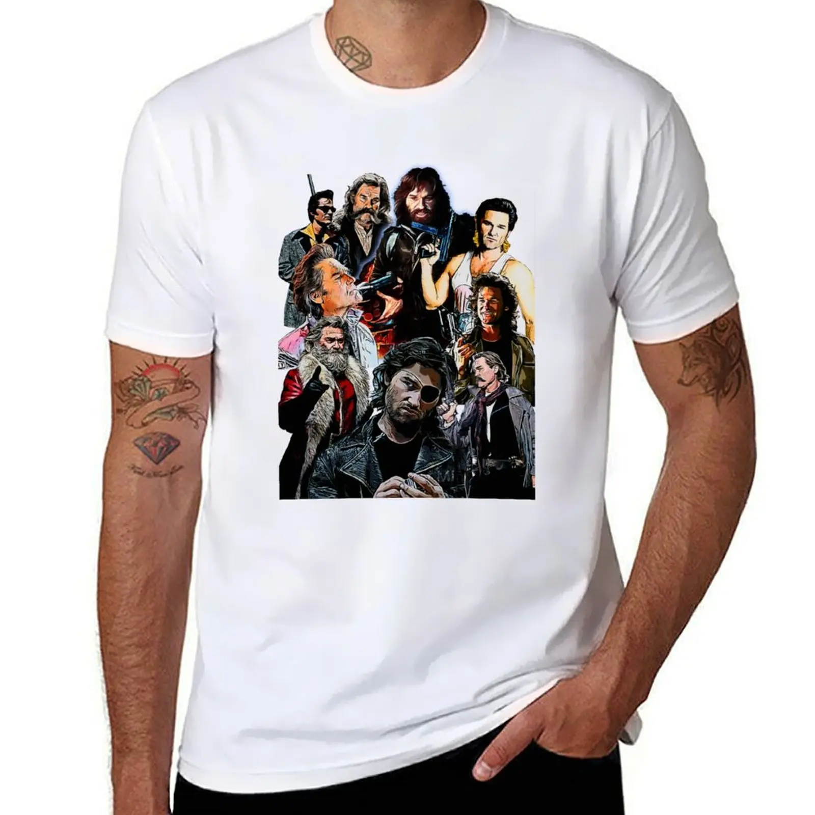 

Kurt russell26 T-Shirt t shirts for man cotton t shirt for man 100 percent cotton T-Shirt