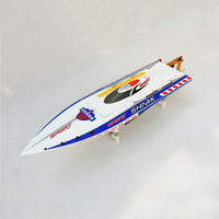 RC Speedboat Brushless Electric Boat Remote Control Speedboat Model Toy Gift Great White Shark Racing Boat Model Finished Boat