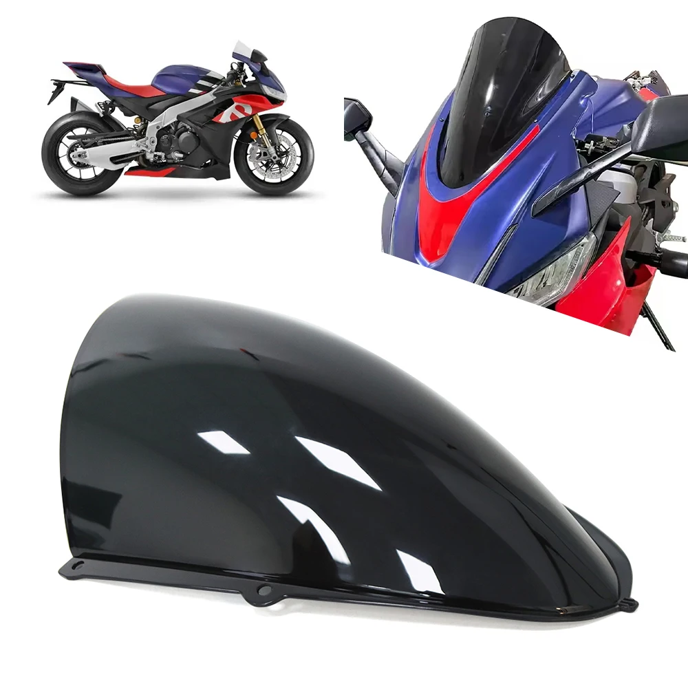 Front Windscreen Windshield Fly Screen Shield Wind Deflector For Aprilia RSV4 1100 Factory 2021 2022 2023 2024