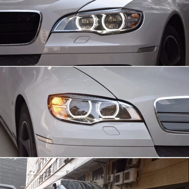 Suitable for 2008-2014 BMW X6 headlights, car styling headlamp E71 modified new LED headlight assembly