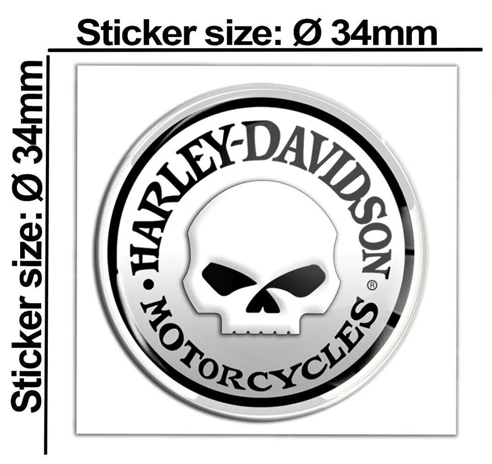 3D Dome Sticker Auto Moto Car Laptop Wall Cafe Racer PU Material Technology Sunscreen Waterproof Resin Decals