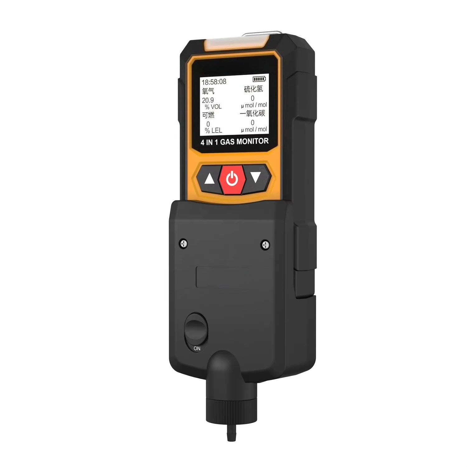 

Portable Multi Gas Detector for O2 CH4 CO H2S 4 in 1 Gas Detector with Pump